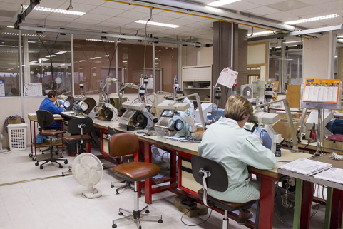 Atelier de polissage : intérieur. © Région Bourgogne-Franche-Comté, Inventaire du patrimoine