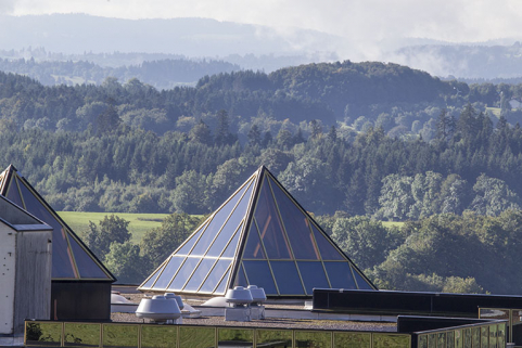Un lanterneau en verre. © Région Bourgogne-Franche-Comté, Inventaire du patrimoine