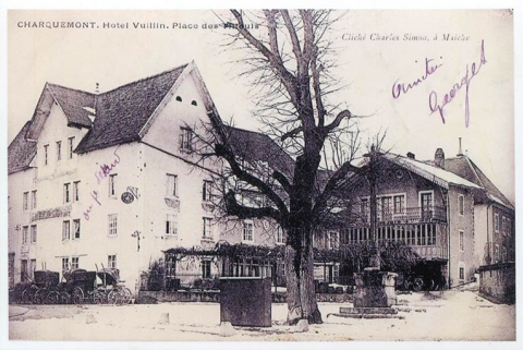 Charquemont. Hôtel Vuillin. Place des Tilleuls, limite 19e siècle 20e siècle. © Région Bourgogne-Franche-Comté, Inventaire du patrimoine Charquemont. Hôtel Vuillin. Place des Tilleuls, limite 19e siècle 20e siècle. © Région Bourgogne-Franche-Comté, Inventaire du patrimoine