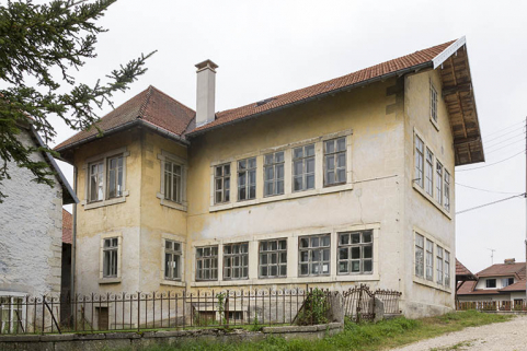 Usine : façades postérieure et latérale gauche. © Région Bourgogne-Franche-Comté, Inventaire du patrimoine Usine : façades postérieure et latérale gauche. © Région Bourgogne-Franche-Comté, Inventaire du patrimoine