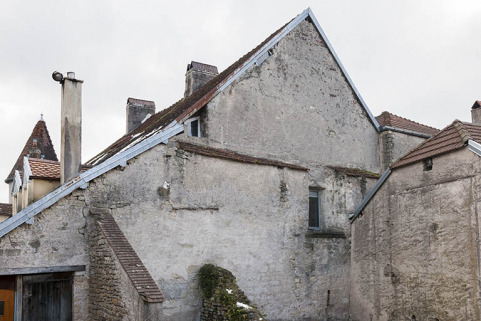 Façade postérieure côté rue Catinat. © Région Bourgogne-Franche-Comté, Inventaire du patrimoine Façade postérieure côté rue Catinat. © Région Bourgogne-Franche-Comté, Inventaire du patrimoine