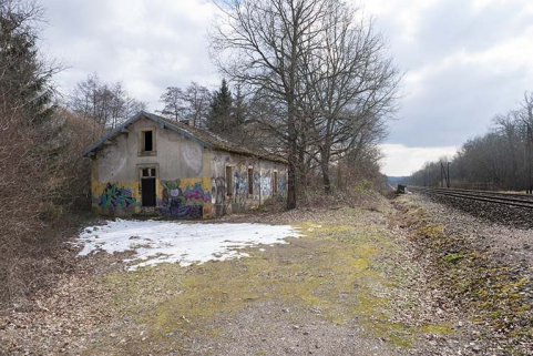 Station de pompage ayant abrité la machine à vapeur : vue générale. © Région Bourgogne-Franche-Comté, Inventaire du patrimoine Station de pompage ayant abrité la machine à vapeur : vue générale. © Région Bourgogne-Franche-Comté, Inventaire du patrimoine