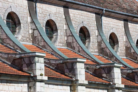 Détail des oculi de la façade sud © Région Bourgogne-Franche-Comté, Inventaire du patrimoine