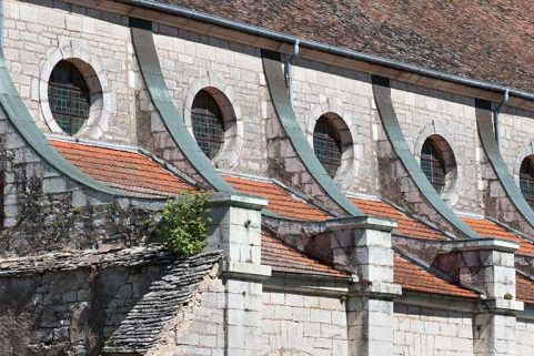 Détail des oculi de la façade sud © Région Bourgogne-Franche-Comté, Inventaire du patrimoine