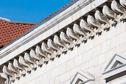 Détail de la corniche © Région Bourgogne-Franche-Comté, Inventaire du patrimoine