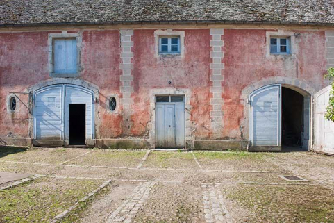 Détail de la façade est du bâtiment de dépendances © Région Bourgogne-Franche-Comté, Inventaire du patrimoine