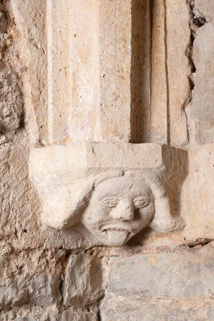 Détail d'un culot de retombée de la voute sur croisées d'ogives © Région Bourgogne-Franche-Comté, Inventaire du patrimoine