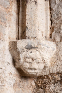 Détail d'un culot de retombée de la voute sur croisées d'ogives © Région Bourgogne-Franche-Comté, Inventaire du patrimoine