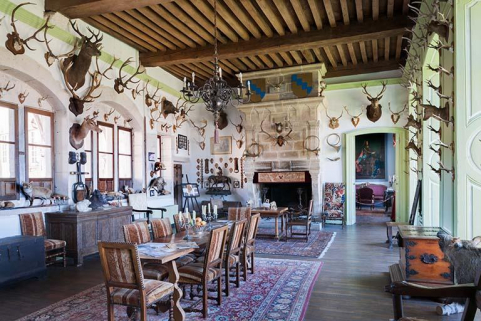 Salle centrale de l'aile nord © Région Bourgogne-Franche-Comté, Inventaire du patrimoine