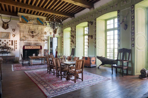 Salle centrale de l'aile nord © Région Bourgogne-Franche-Comté, Inventaire du patrimoine