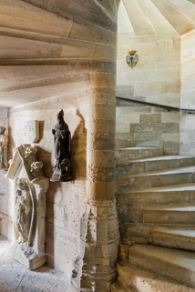 L'escalier en vis © Région Bourgogne-Franche-Comté, Inventaire du patrimoine