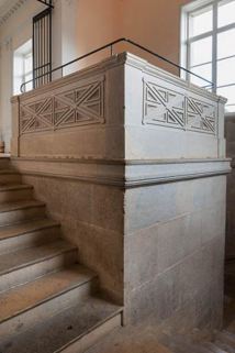 L'escalier © Région Bourgogne-Franche-Comté, Inventaire du patrimoine