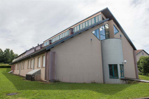 Pignon ouest de l'internat sud-ouest. © Région Bourgogne-Franche-Comté, Inventaire du patrimoine