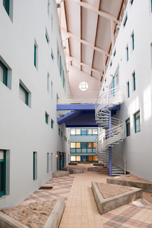 Cour intérieure de l'internat de filles.  © Région Bourgogne-Franche-Comté, Inventaire du patrimoine