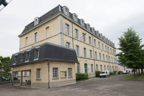 Pignon nord-ouest de l'administration-internat. © Région Bourgogne-Franche-Comté, Inventaire du patrimoine