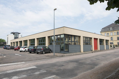 Angle sud-est sur rue des ateliers de structure métallique. © Région Bourgogne-Franche-Comté, Inventaire du patrimoine