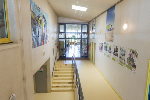 Circulation intérieure dans la halle d'agroéquipement. © Région Bourgogne-Franche-Comté, Inventaire du patrimoine
