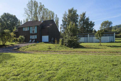 Façades antérieures nord-est du dépôt et du logement du directeur. © Région Bourgogne-Franche-Comté, Inventaire du patrimoine