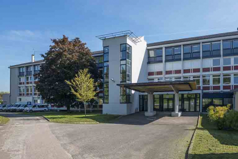 Façade ouest de l'externat.  © Région Bourgogne-Franche-Comté, Inventaire du patrimoine