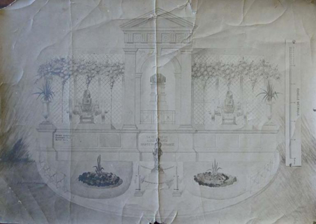 Projet de monument aux morts © , Archives communales, Gy