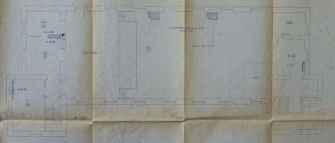 Plan de l'étage © Archives communales, Gy