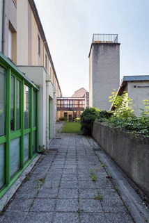 Façade postérieure ouest de la barre d'externat ouest. © Région Bourgogne-Franche-Comté, Inventaire du patrimoine