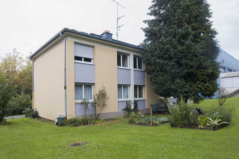 Angle sud-ouest du bloc de logements au nord. © Région Bourgogne-Franche-Comté, Inventaire du patrimoine
