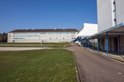 Vue de la façade sud de l'internat de garçons. © Région Bourgogne-Franche-Comté, Inventaire du patrimoine