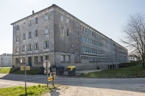 Façade postérieure de l'internat de filles. © Région Bourgogne-Franche-Comté, Inventaire du patrimoine