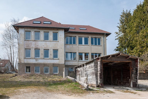 Usine : façade antérieure. © Région Bourgogne-Franche-Comté, Inventaire du patrimoine Usine : façade antérieure. © Région Bourgogne-Franche-Comté, Inventaire du patrimoine