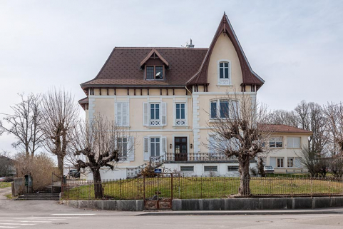 Logement patronal : façade antérieure. © Région Bourgogne-Franche-Comté, Inventaire du patrimoine Logement patronal : façade antérieure. © Région Bourgogne-Franche-Comté, Inventaire du patrimoine