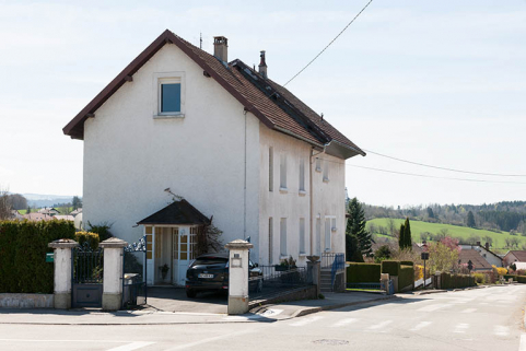 Vue d'ensemble, depuis le nord. © Région Bourgogne-Franche-Comté, Inventaire du patrimoine Vue d'ensemble, depuis le nord. © Région Bourgogne-Franche-Comté, Inventaire du patrimoine
