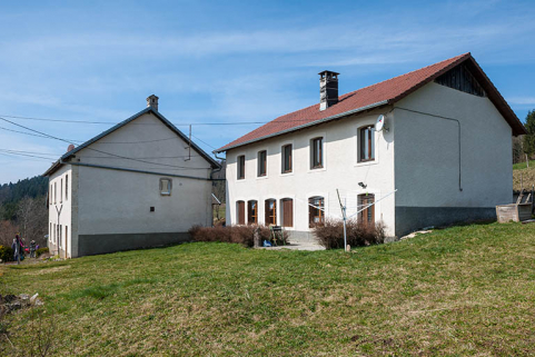 Atelier de fabrication et logement, côté vallée. © Région Bourgogne-Franche-Comté, Inventaire du patrimoine