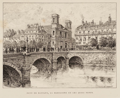 Pont de Battant, la Madeleine et les quais neufs, décennie 1880 © Région Bourgogne-Franche-Comté, Inventaire du patrimoine Pont de Battant, la Madeleine et les quais neufs, décennie 1880 © Région Bourgogne-Franche-Comté, Inventaire du patrimoine