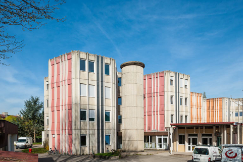 Les façades est du bâtiment de restauration et d'internat. © Région Bourgogne-Franche-Comté, Inventaire du patrimoine