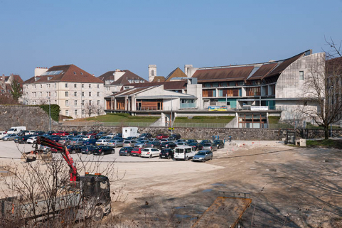 Besançon, lycée Condé : vue depuis le sud-ouest. © Région Bourgogne-Franche-Comté, Inventaire du patrimoine