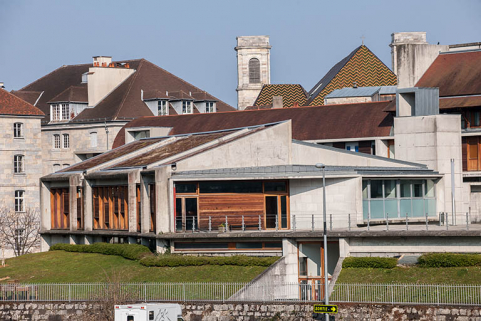 Restaurant d'application vu du sud-ouest. © Région Bourgogne-Franche-Comté, Inventaire du patrimoine