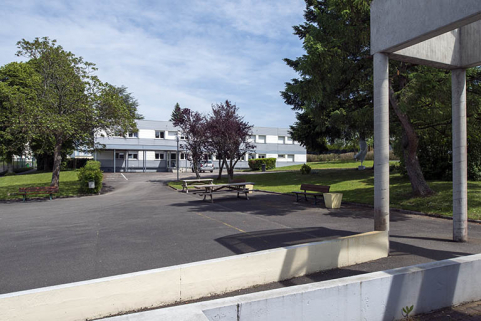 Face à l'administration, depuis l'ouest. © Région Bourgogne-Franche-Comté, Inventaire du patrimoine