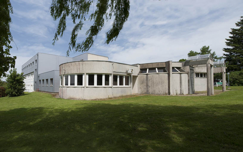 Extrémité sud-ouest des bâtiments d'externat et façade ouest. © Région Bourgogne-Franche-Comté, Inventaire du patrimoine
