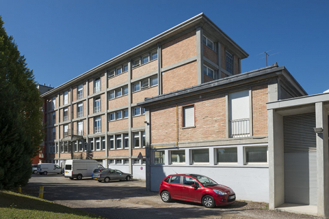 Façades postérieures du bâtiment d'internat, logement, restauration. (ex-Léger) © Région Bourgogne-Franche-Comté, Inventaire du patrimoine