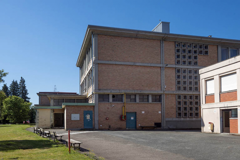 Façades antérieures (nord) du bâtiment d'externat. (ex-Garnier) © Région Bourgogne-Franche-Comté, Inventaire du patrimoine