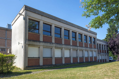 Façades antérieures (nord) du bâtiment d'externat. (ex-Garnier) © Région Bourgogne-Franche-Comté, Inventaire du patrimoine