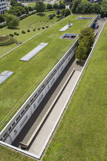 Depuis la tour, vue d'ensemble sur la partie sud-ouest. © Région Bourgogne-Franche-Comté, Inventaire du patrimoine