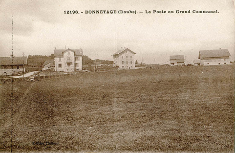 12198. - Bonnétage (Doubs). - La Poste au Grand Communal, 1er quart 20e siècle. © Région Bourgogne-Franche-Comté, Inventaire du patrimoine