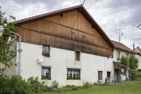 Façade antérieure de la ferme. © Région Bourgogne-Franche-Comté, Inventaire du patrimoine