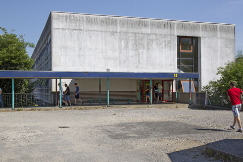 Pignon sud de l'externat. © Région Bourgogne-Franche-Comté, Inventaire du patrimoine