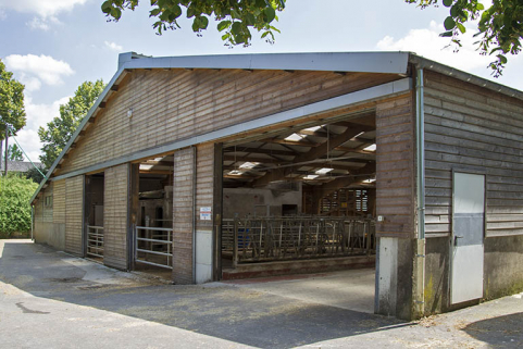 Pignon nord de l'étable ouest. © Région Bourgogne-Franche-Comté, Inventaire du patrimoine