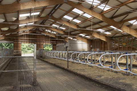 Dans l'étable ouest. © Région Bourgogne-Franche-Comté, Inventaire du patrimoine