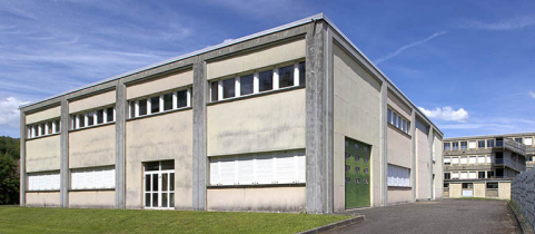 Angle sud-ouest de l'atelier d'électrotechnique, d'électronique et d'ascensoriste. © Région Bourgogne-Franche-Comté, Inventaire du patrimoine