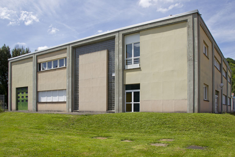 Façade sud de l'atelier d'électrotechnique, d'électronique et d'ascensoriste. © Région Bourgogne-Franche-Comté, Inventaire du patrimoine